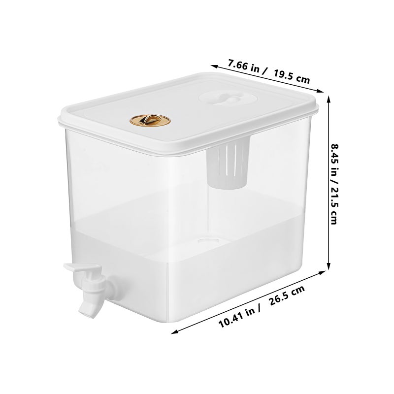 Drink Dispenser for Fridge with Spigot: 2 Gallon Dispenser - Leak Beverage Juice Container - Lemonade Tea Jug for Party - Image 5