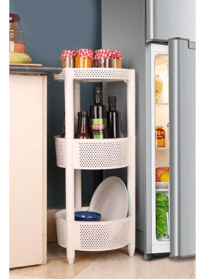 تربو 3 دور عملي ومتعدد الاستخدامات لتنظيم مثالي وتوفير للمساحة. - Image 2