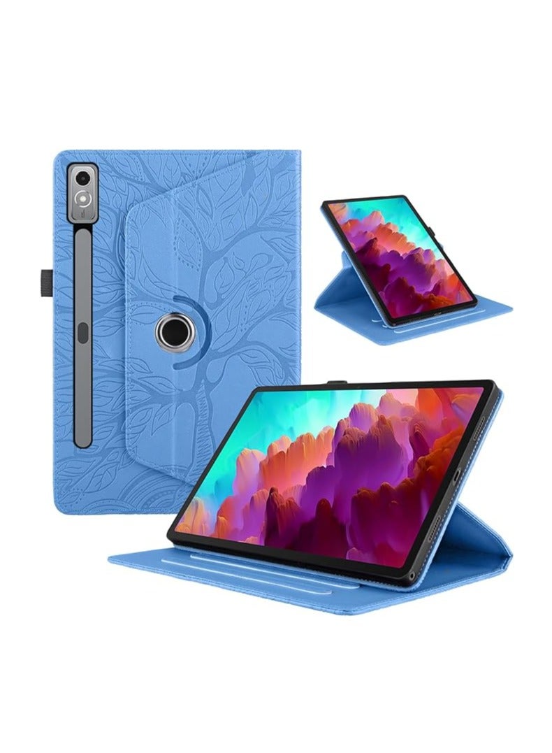 general Lenovo Tab P12 12.7 Inch 2023 Swivel Case 360 Degree Swivel Case with Pen Holder Lenovo Tab p12 Folio Cover - Tree of Life