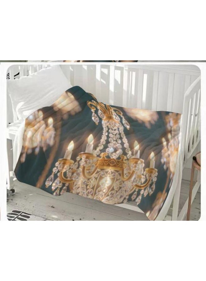 general Baby and children's cartoon flannel thin blanket (warm and comfortable, suitable for sleep, game use) 70cm*100cm - Image 2