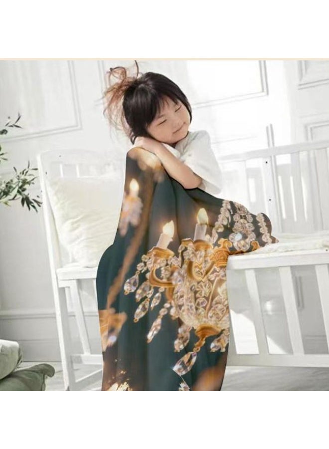 general Baby and children's cartoon flannel thin blanket (warm and comfortable, suitable for sleep, game use) 70cm*100cm - Image 3