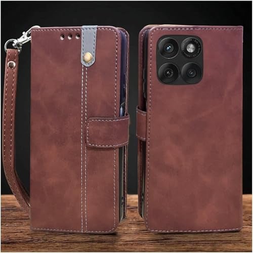 Excelsior Flip Case for Motorola Moto Edge 60 Fusion | Premium PU Leather | Full Protection (Coffee) - Image 1