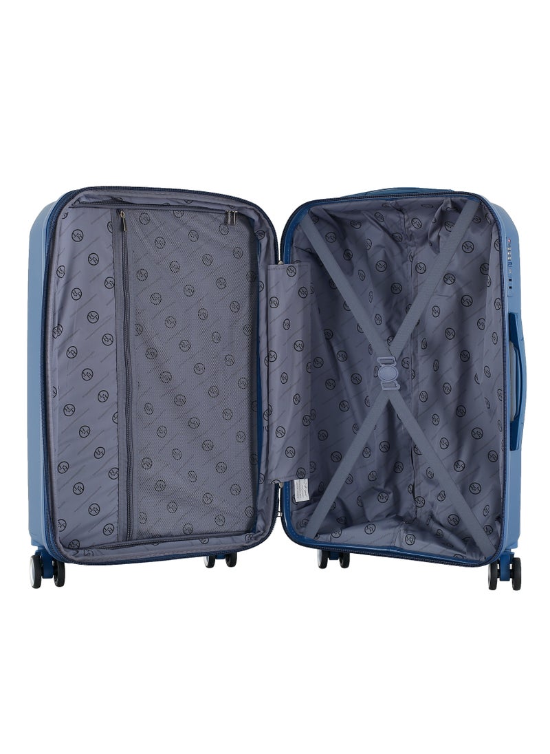 H.T H.T Luggage Bag, Hard Case Polypropylene (PP) Material, 8x360 Degree Rotation Spinner Wheels, Matching Color Suitcases, Expandable Trolley Bag, Telescopic Handle, TSA Lock, SKU 13504  - Image 3