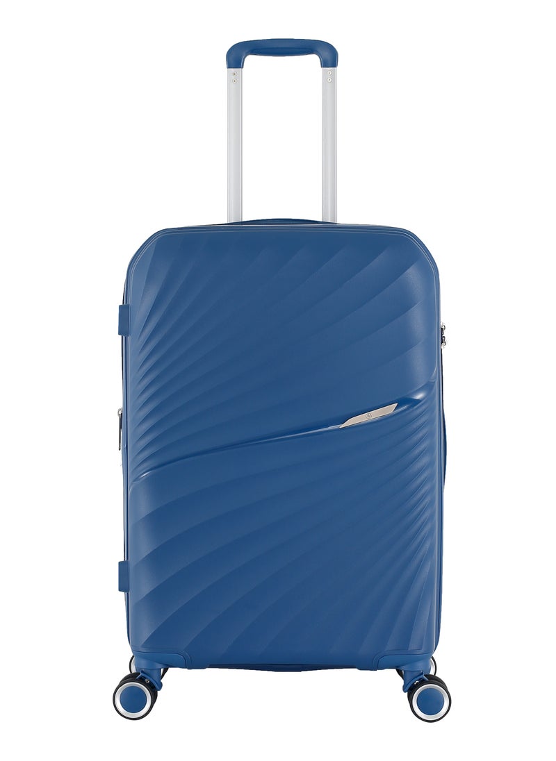 H.T H.T Luggage Bag, Hard Case Polypropylene (PP) Material, 8x360 Degree Rotation Spinner Wheels, Matching Color Suitcases, Expandable Trolley Bag, Telescopic Handle, TSA Lock, SKU 13504  - Image 2