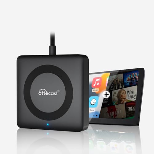 OTTOCAST Car TV Mate Pro with Wireless Carplay Adapter for Apple iPhone Fire TV Stick Converter Watching YouTube Netflix Prime Video etc on Car Screen - Image 1