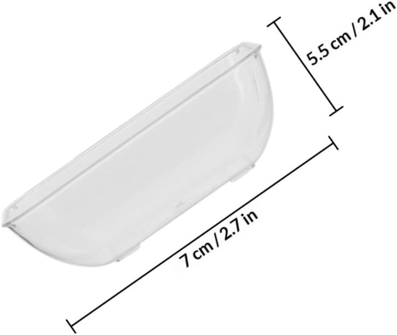 100pcs Rectangular Plastic Sauce Dishes for Soy Sauce and Condiments, Disposable Seasoning Plates for Home and Party Use - Image 2