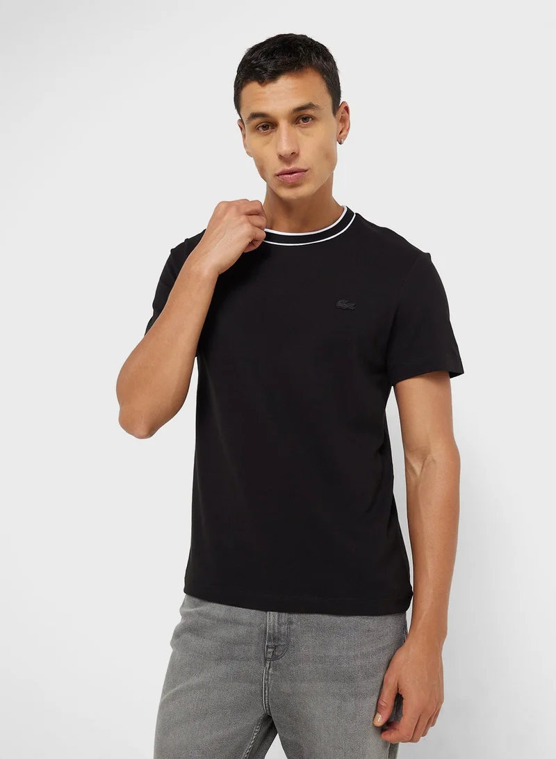 LACOSTE Essential Crew Neck T-Shirt