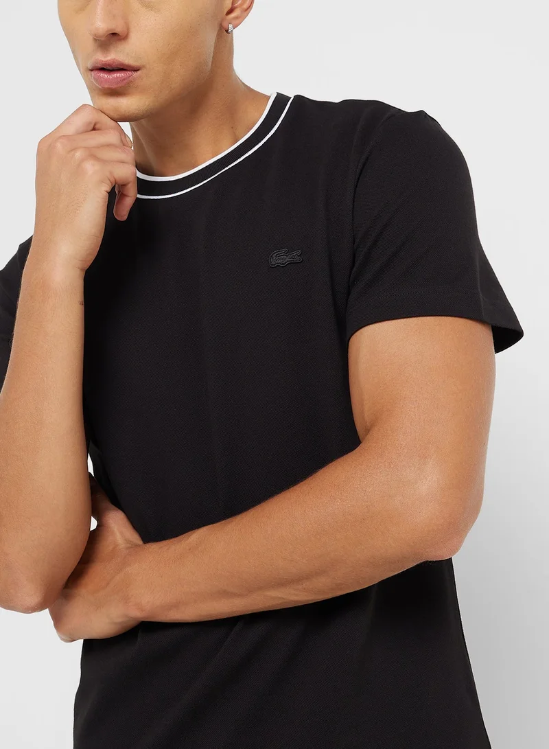 LACOSTE  Essential Crew Neck T-Shirt for Men | Best Price UAE