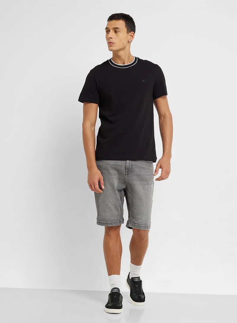 LACOSTE  Essential Crew Neck T-Shirt for Men | Best Price UAE