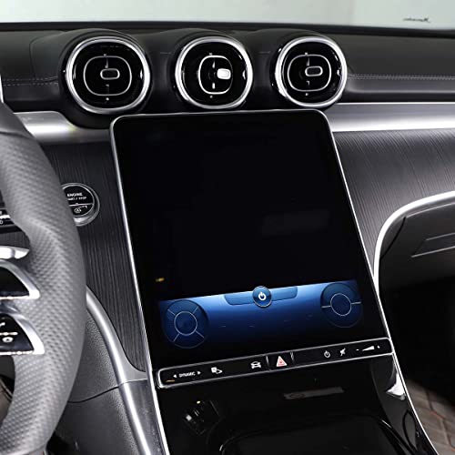TINKI Car Dashboard Tempered Film Compatible for Mercedes-Benz W206 C-Class C200 C300 2022 2023 Navigation Screen Tempered Film Interior Accessories (Toughened Glass, For Navigation Screen) - Image 4