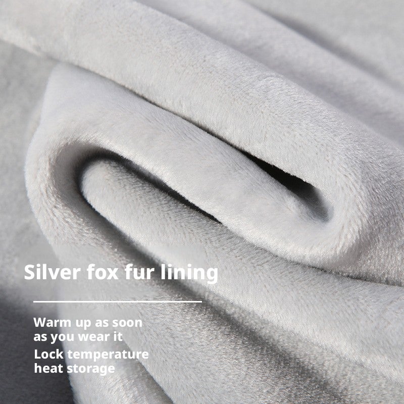 Men's Zip-Up Sweatshirt with Fleece Lining, Loose Fit - Image 4