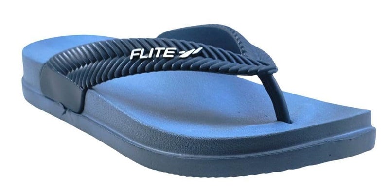 Flite Women’s Daily Use Slippers | Soft Cushion Sole | Lightweight & Comfortable | Non-Slip Casual Flip-Flops | Stylish Home & Outdoor Wear (Blue, UK Footwear Size System, Adult, Women, Numeric, Medium, 7) - Image 1