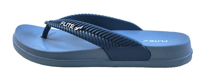 Flite Women’s Daily Use Slippers | Soft Cushion Sole | Lightweight & Comfortable | Non-Slip Casual Flip-Flops | Stylish Home & Outdoor Wear (Blue, UK Footwear Size System, Adult, Women, Numeric, Medium, 7) - Image 4