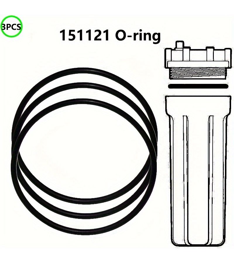 3 Types Filter Housing O Ring Replacement 151120 3pcs Compatible with 3m Aqua Pure AO Smith Watt - Image 4