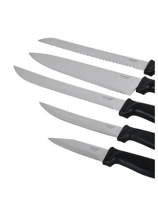 7-Piece Knife Block Set PR50919 Black/Brown/Silver - view 4