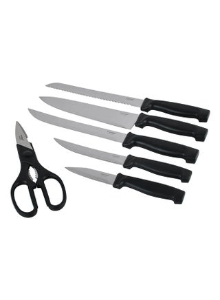 7-Piece Knife Block Set PR50919 Black/Brown/Silver - view 3