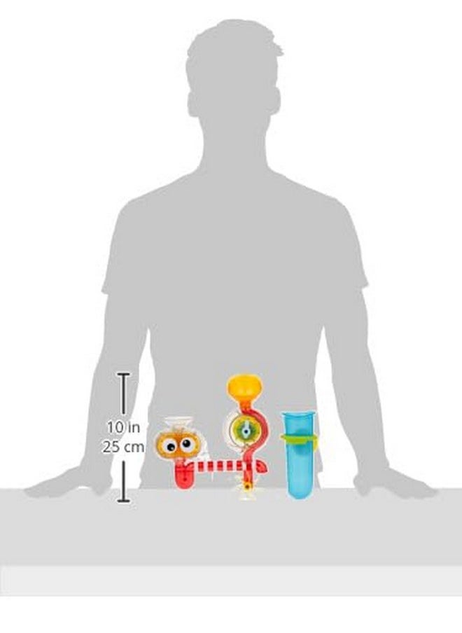 Yookidoo Yookidoo Baby Toddler Bath Wall Toy (Ages 1-3) Waterfall Spinning Gears & Rotating Googly Eyes - Mold Free - Attach to Any Tub or Shower - Spin N Sprinkle Water Lab - Great for Boys, Girls,& Kids  - Image 3