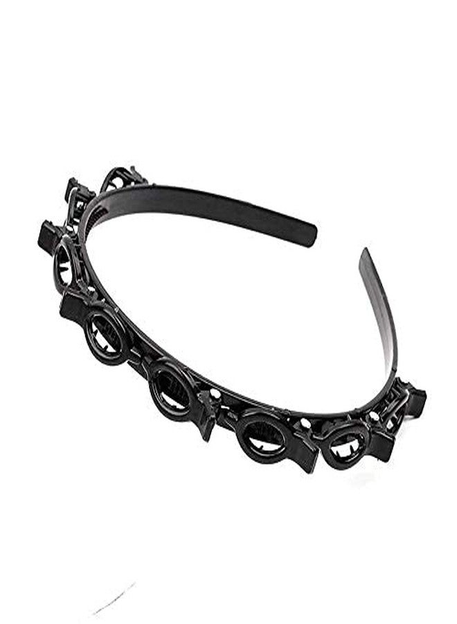 AKADO Plastic twisted hair clips pin hair band hairstyle tool for women and girls (2 PCS) - Image 3