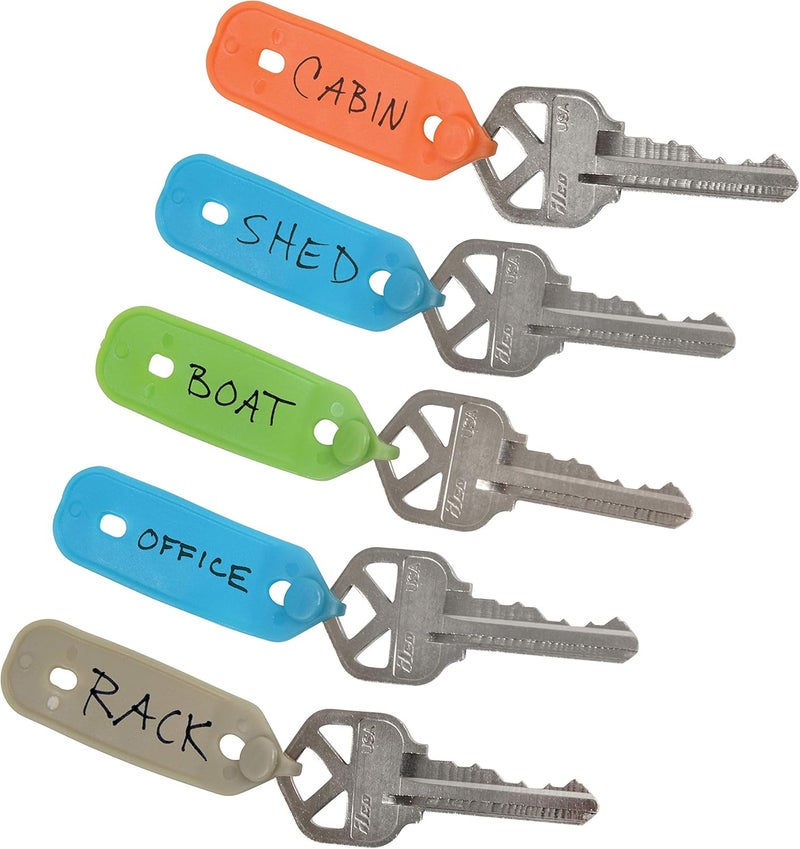 NiteIze Nite Ize IdentiKey Tags Quickly Identify Keys With Colorful Durable WriteOn Key Flags Assorted 1 Count Pack of 1 - Image 5