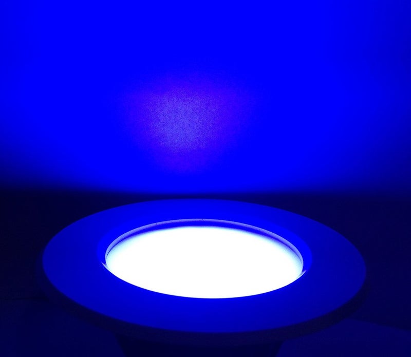 Bene BENE Blaze Virgin Plastic Round Ceiling Light Blue 7w Pack of 24 Pcs  - Image 3