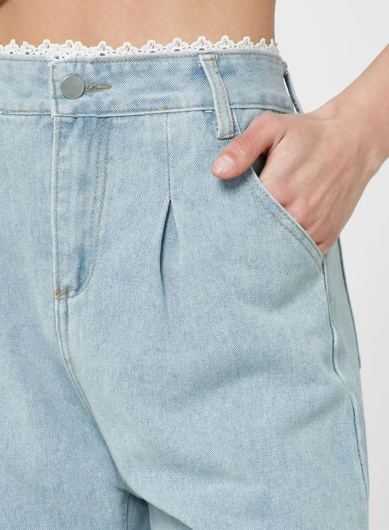 Ginger  High Waist Mom Jeans for Women | Best Price UAE