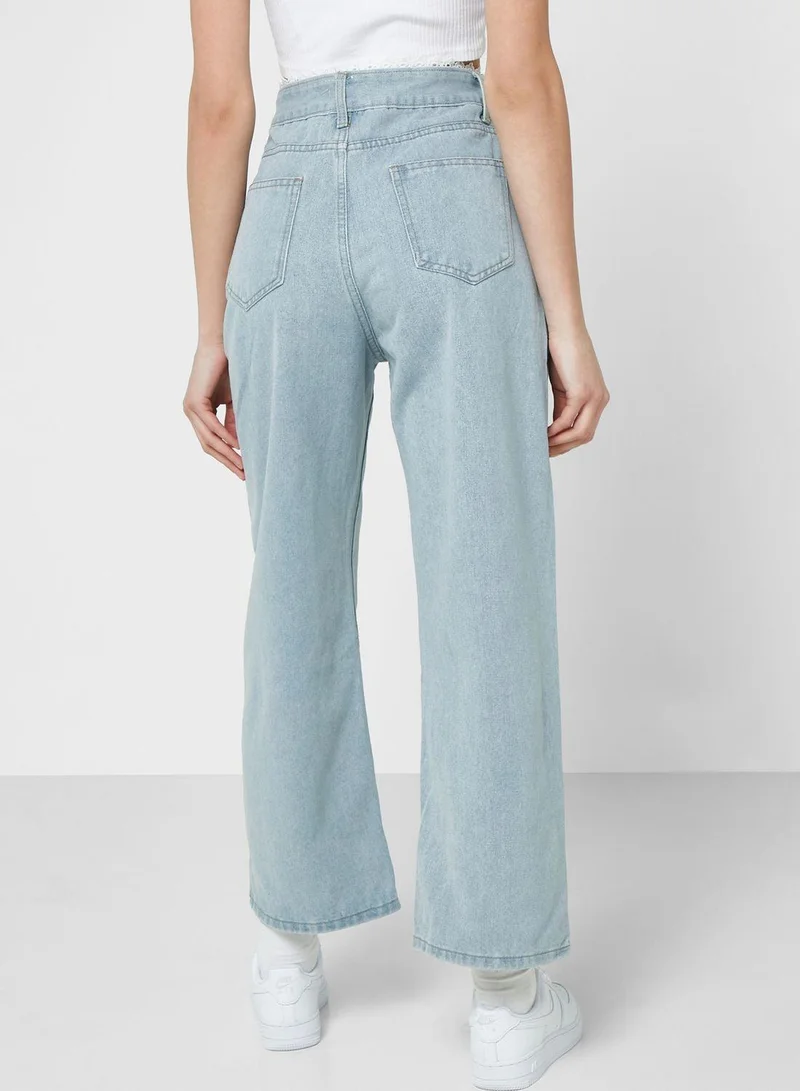 Ginger  High Waist Mom Jeans for Women | Best Price UAE