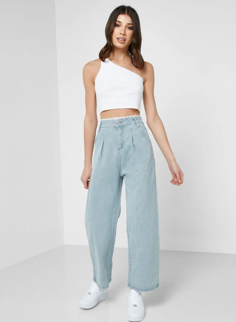 Ginger  High Waist Mom Jeans for Women | Best Price UAE