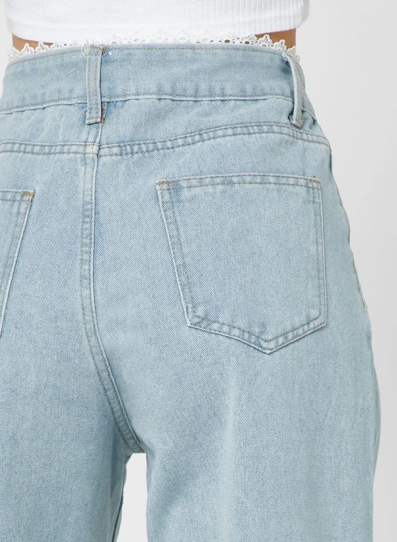 Ginger  High Waist Mom Jeans for Women | Best Price UAE