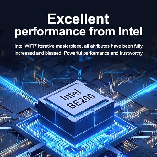 BZIZU WiFi 7 PCIE Card for Desktop PC,Ultra-Fast 9.3Gbps, Intel BE200, Tri-Band 320MHz,Latest Bluetooth 5.4,Ideal for Gaming Streaming,Windows 10/11 64bit - Image 4