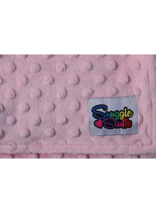 Snuggle Stuffs Baby Girls 5 Pack Minky Dot Burp Cloths - Shades Pink - Image 4
