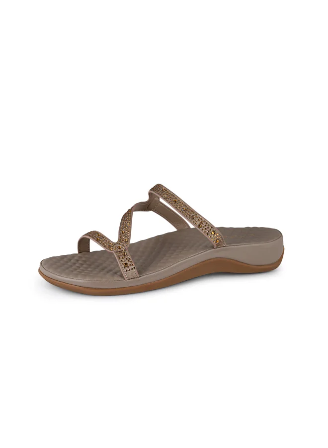 فينتشي صنادل نسائية متعددة الأحزمة مسطحة