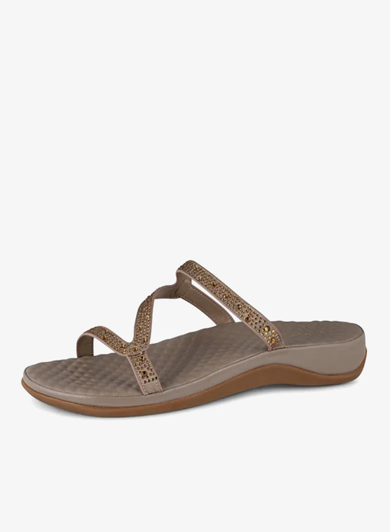 فينتشي صنادل نسائية متعددة الأحزمة مسطحة