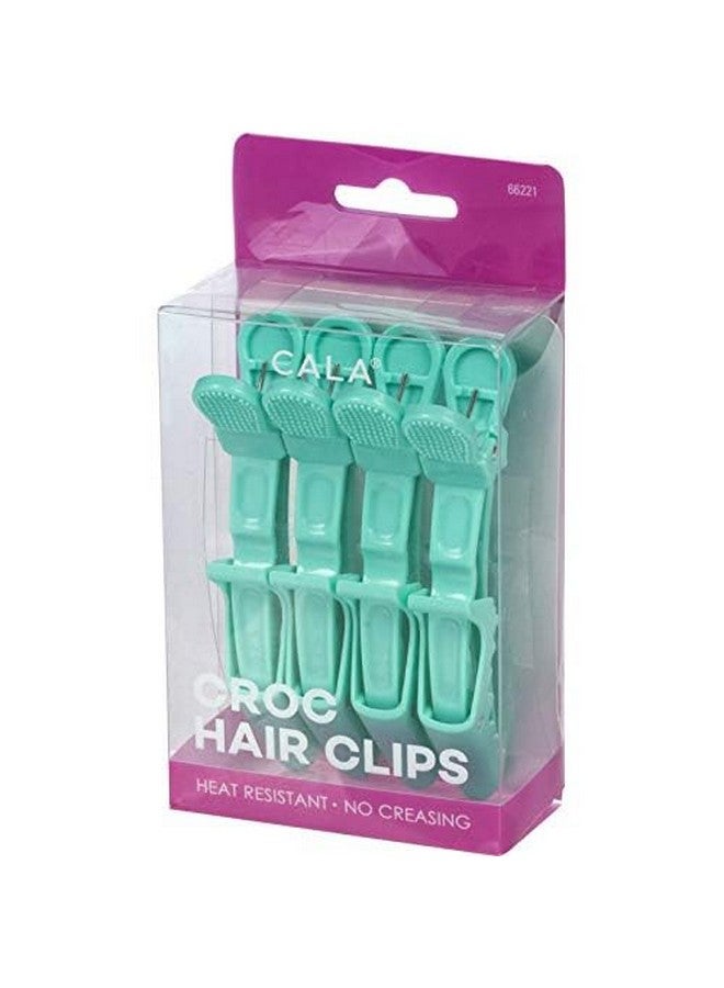CALA Mint Croc Hair Clips 4 Count 4 Count - Image 2