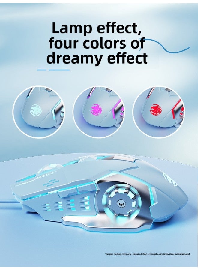 Forerunner Wired Game Mouse Mute Mechanical Macro Electric Competition Wireless Female Office Bluetooth Computer High Color Value-Color:Technology Black 【silent Rechargeable-bluetooth Dual Mode】 Upg - Image 4