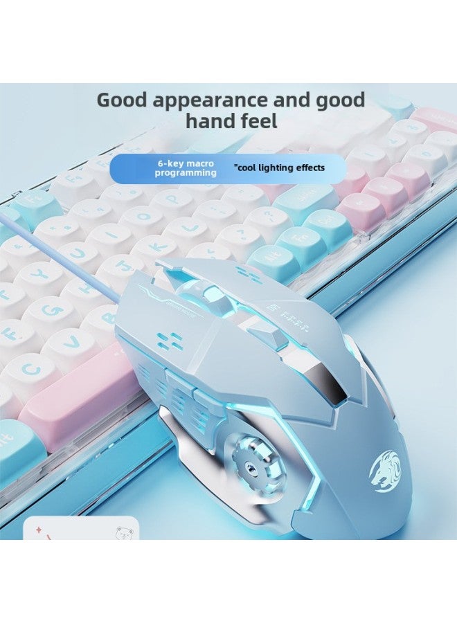 Forerunner Wired Game Mouse Mute Mechanical Macro Electric Competition Wireless Female Office Bluetooth Computer High Color Value-Color:Technology Black 【silent Rechargeable-bluetooth Dual Mode】 Upg - Image 2