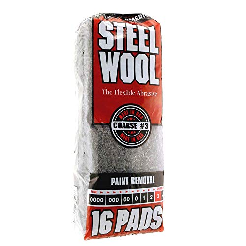 Homax Rhodes American Paint Removal Steel Wool, Coarse Grade #3, 16 Pads - Image 4