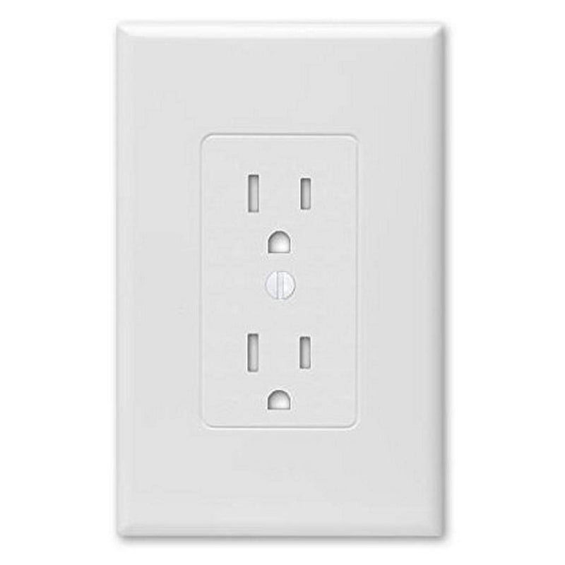 Taymac 2600W Masque Revive Polycarbonate White 1-Gang Cover, Replaces Old and Discolored Wall Plate for Electrical Outlet, Decor and Home Improvement Essentials - Image 3