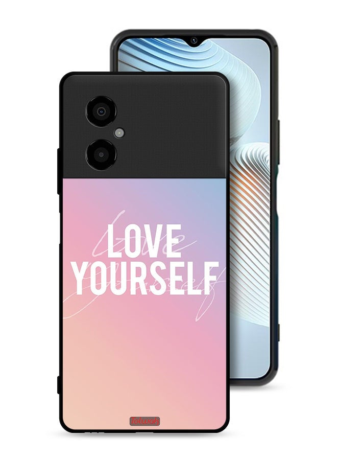 Tolwak Xiaomi Poco M4 5G Protective Case Cover Love Yourself - Image 1
