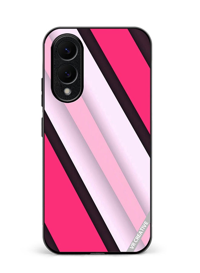 Protective Case Cover For Samsung Galaxy S25 Edge Layers Design Multicolour