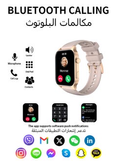 WAPIK Korean Brand X5S Smart Watch,Business Smartwatch,Waterproof Fitness Watch, Bluetooth Calling,Smart Watch For Men, Zinc Alloy Vacuum Plating, Heart Rate Monitoring,Smartwatch for Women  - Image 2