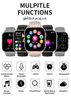 WAPIK Korean Brand X5S Smart Watch,Business Smartwatch,Waterproof Fitness Watch, Bluetooth Calling,Smart Watch For Men, Zinc Alloy Vacuum Plating, Heart Rate Monitoring,Smartwatch for Women  - Image 3