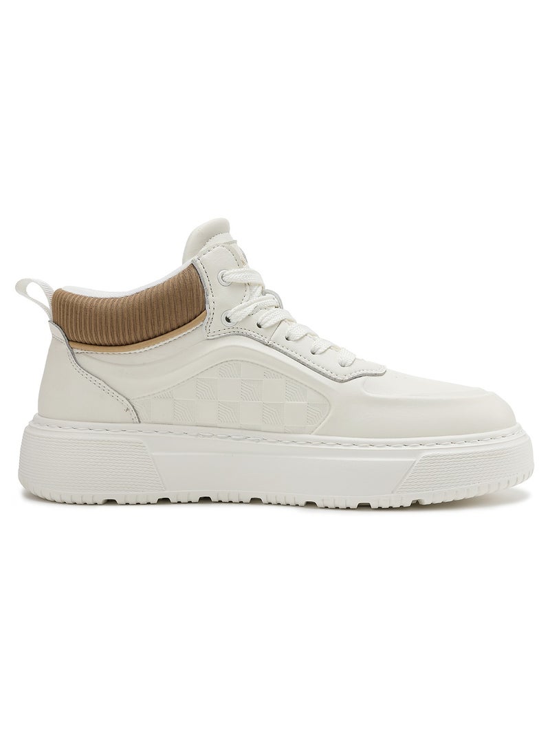 Sky View Men's Fashion Casual Sneakers Lace Up Walking Shoes Non Slip Ideal for Business Casual Indoor Outdoor Breathable, Stylish,Soft sole  Lightweight & Comfortable Shoes - Image 2