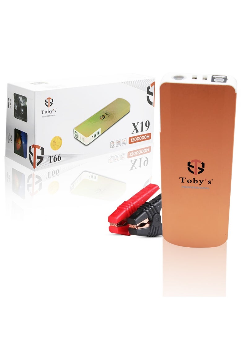 توبيز توبي X19 Jump Starter للسيارات 16000 مللي أمبير في الساعة وبنك الطاقة 59.2 واط في الساعة للأجهزة الإلكترونية - Image 1