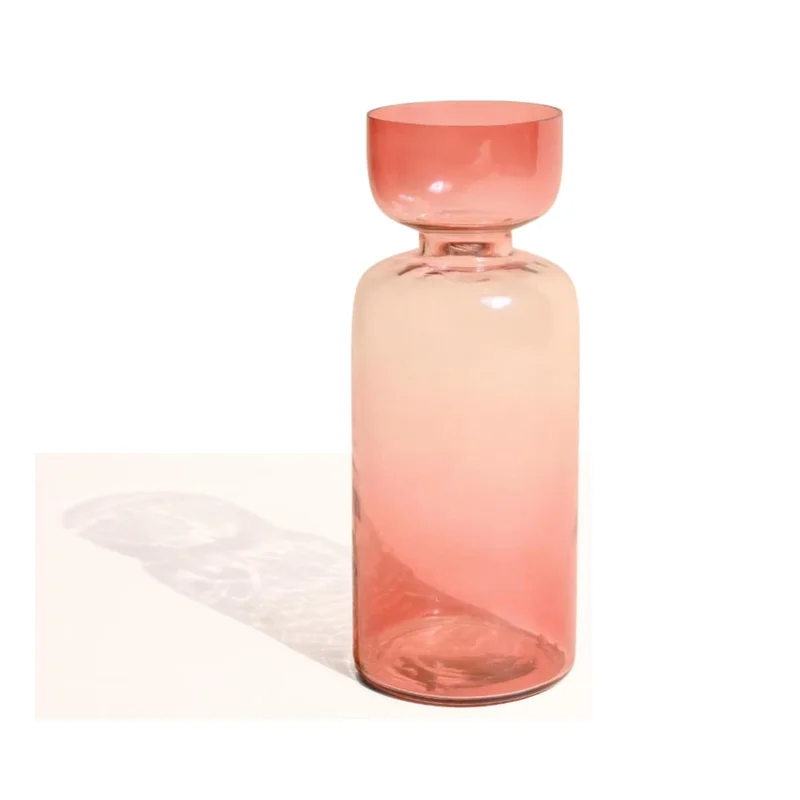 Muun Home Muun Home Grande Handblown Glass Vase for Flowers & Home Decor | Lilac Decorative Table Vase