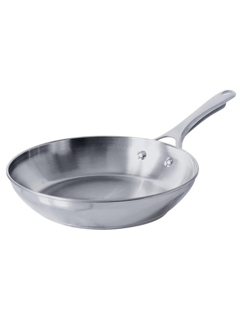 Meyer Select 26cm Stainless Steel Frying Pan – Induction Compatible Frypan, Oven & Dishwasher Safe, Even Heat Base, Metal Utensil Safe - Image 1