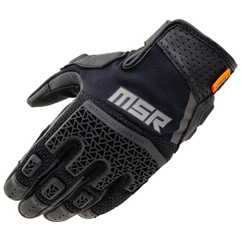 MSR La Sal with Molded TPR, D3O Adventure/Off-Road Glove (Black, X-Large) - Image 1