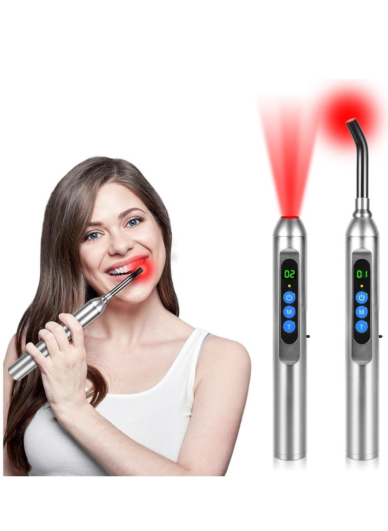 Generic - Cold Sore Treatment Device, Canker Fever Blister Treatment, Mouth Sores Red Light Therapy for Lips Nose Ear Hands Joint Pain Relief, Infrared Device Body Face - Image 1