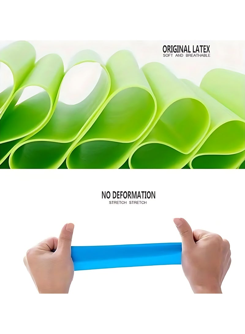 KANGAROO 1PC TPE Yoga Resistance Bands, Fitness Stretch Bands, for Strength Training, Yoga, Pilates, Exercise - Image 2