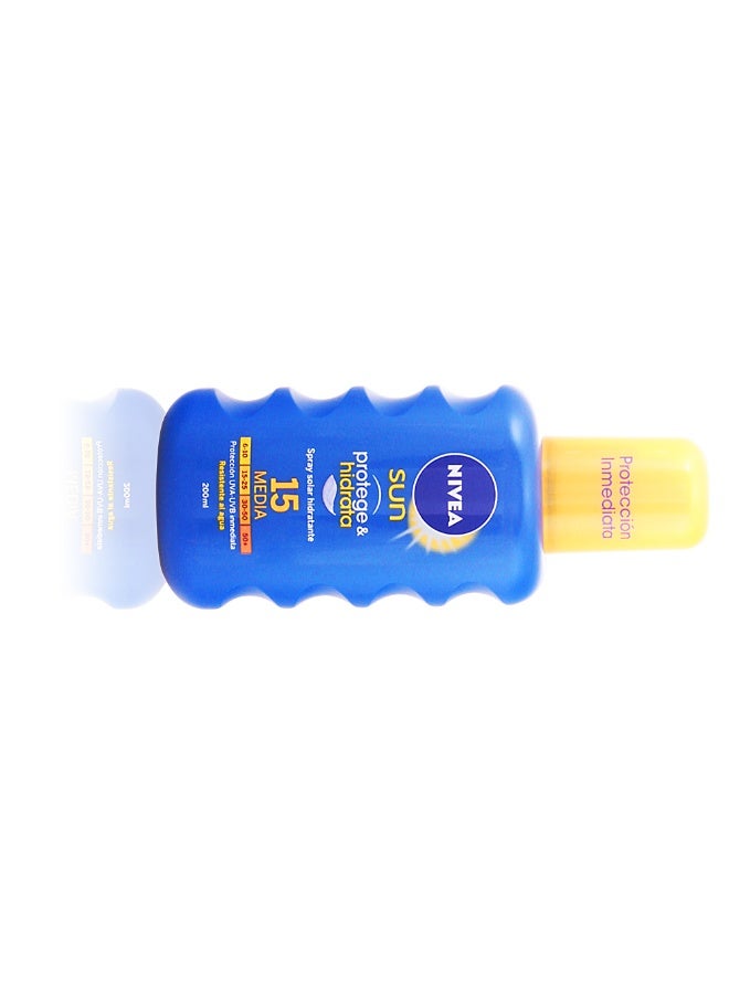 Nivea Sun Protect & Hydrate Spray SPF15 200ml - Image 3