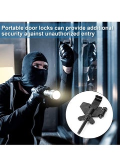 Y&D Portable Door Lock, Home Security Locker Travel Lockdown Locks for Additional Safety and Privacy Devices Traveling Hotel Apartment College  - Image 4